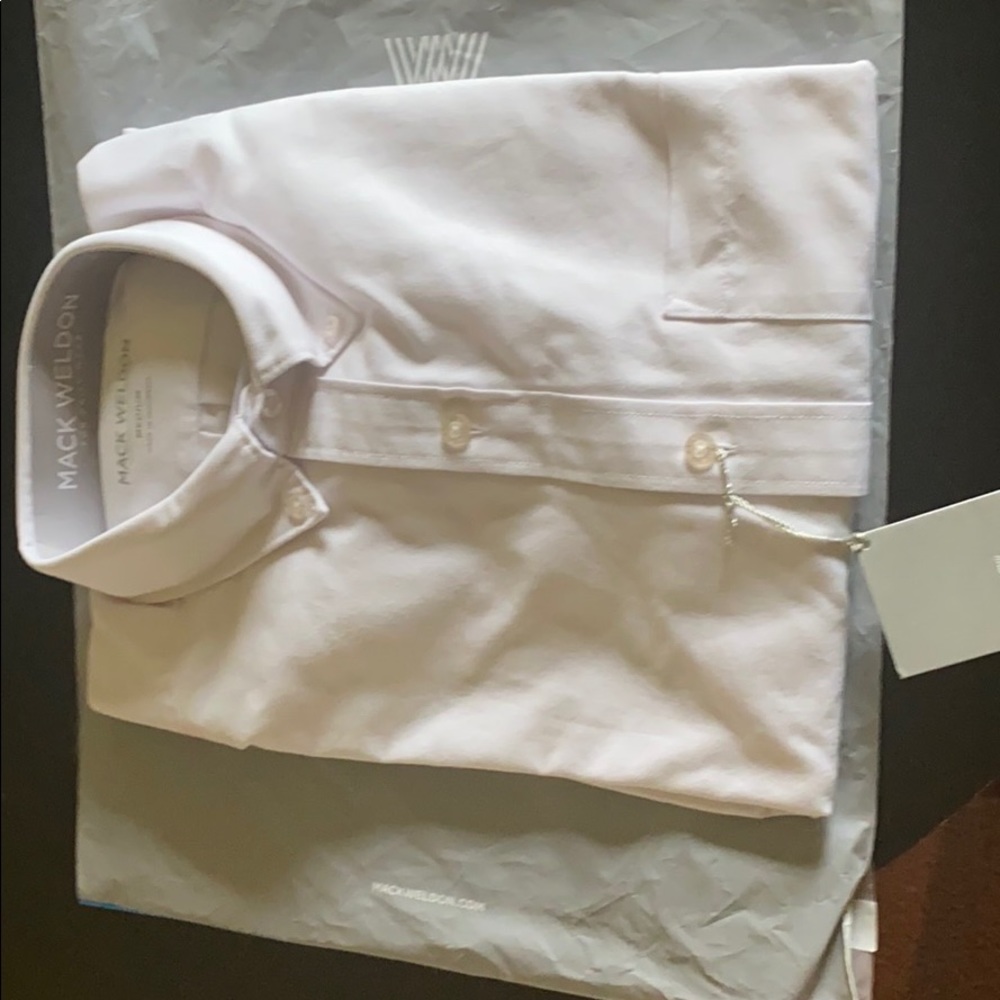 Mack Weldon Oxford M medium white